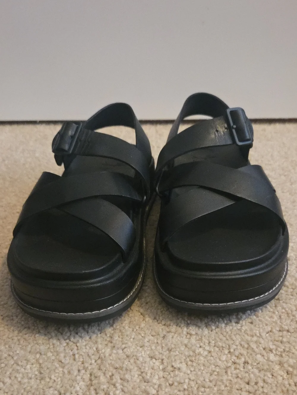 Chaco Townes Womens sandals Shoes in black Womens Size 5 In great Shape.